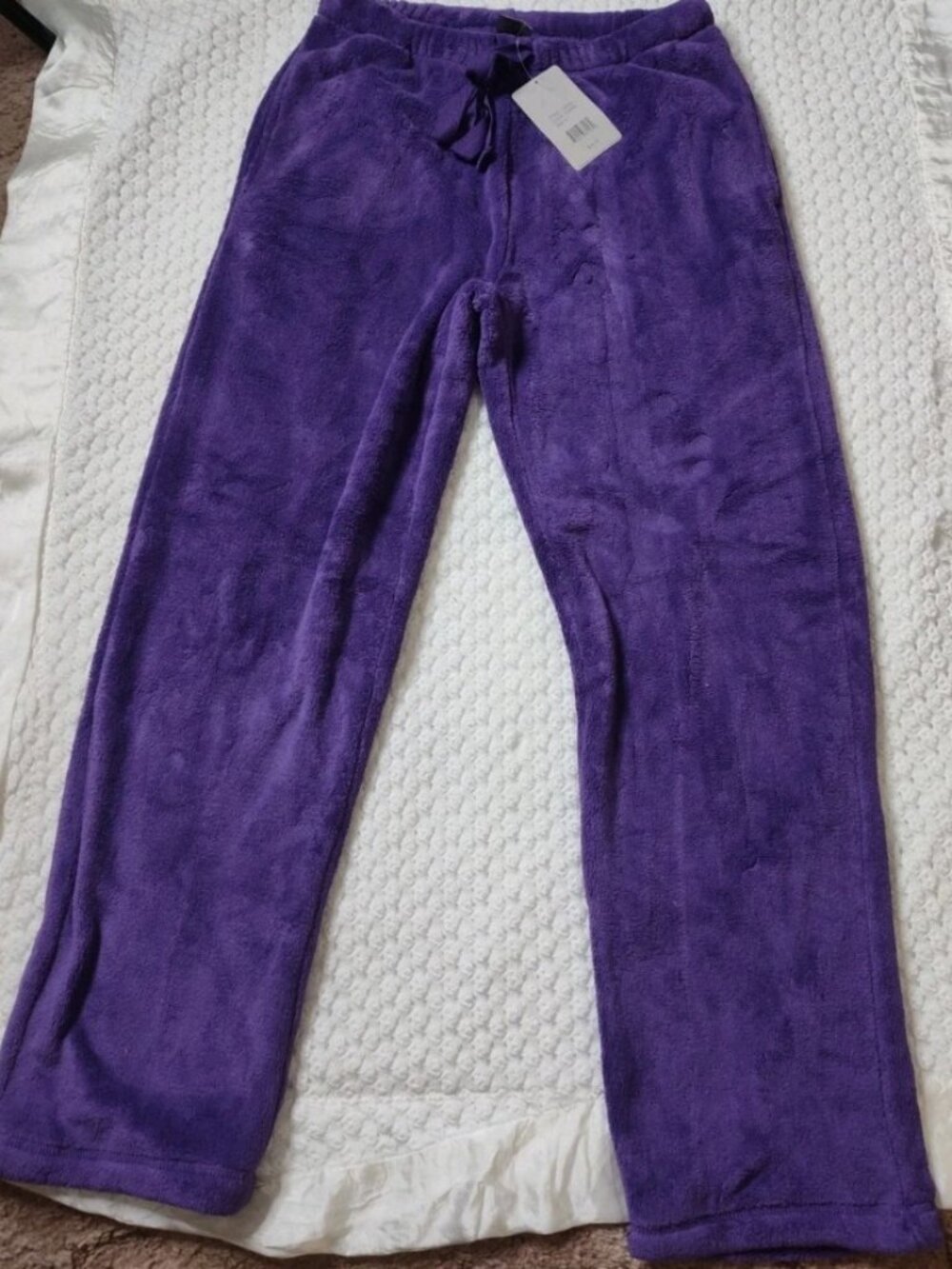 NWT Starting Point Pants Fleece Purple Size Medium